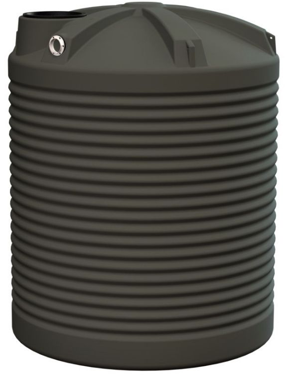 Medium Round Poly Water Tanks - 2,500L To 5,000L - Sydney NSW.