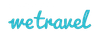 Wettravel logo in turquoise handwritten script