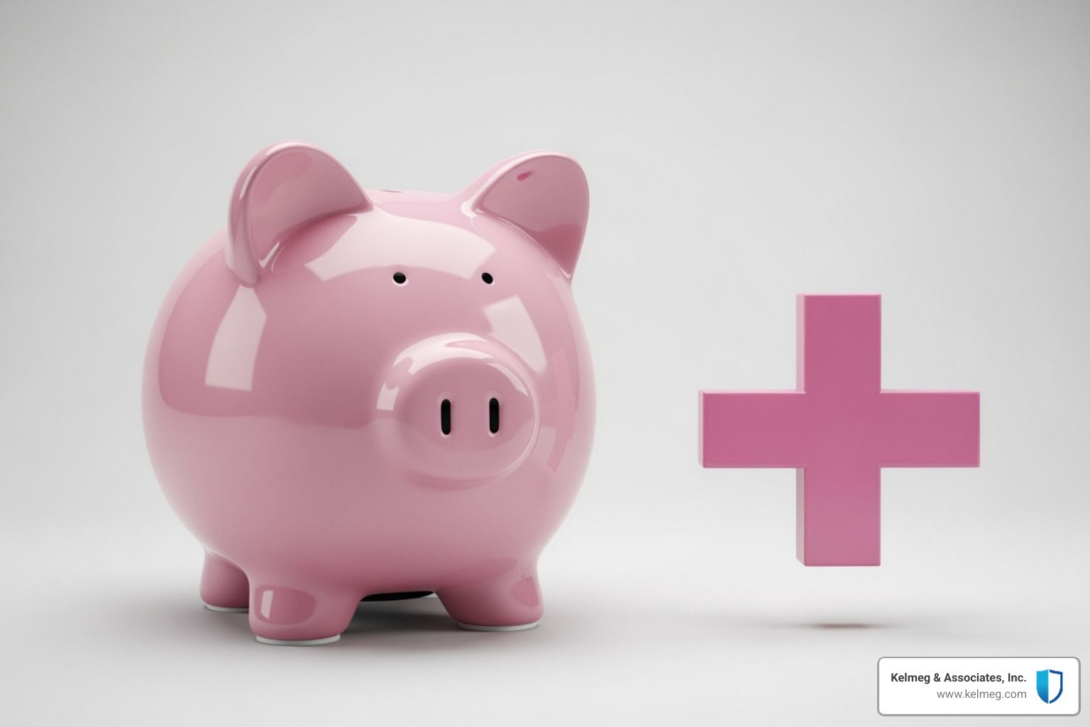 piggy bank with a plus sign - buy individual health insurance colorado