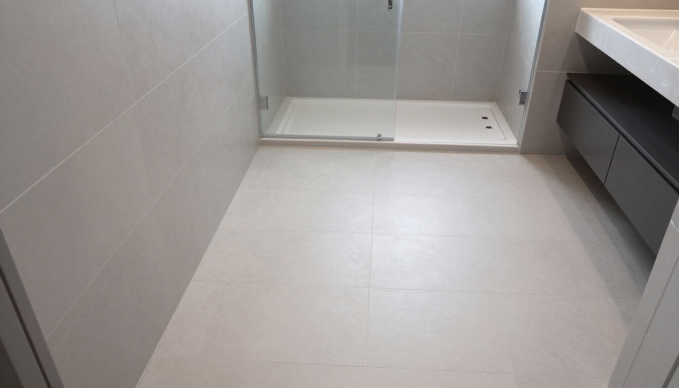 GBP project photo tile installation