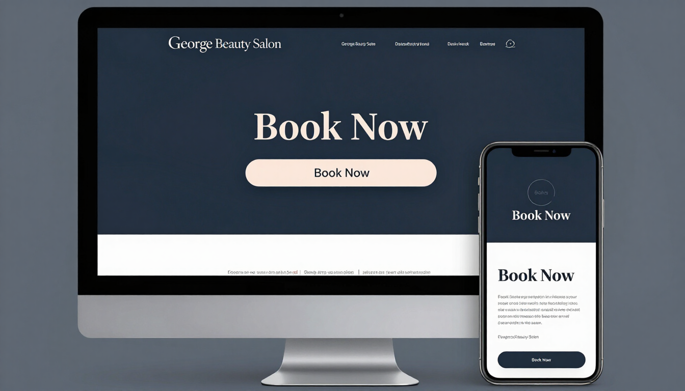 George beauty salon website
