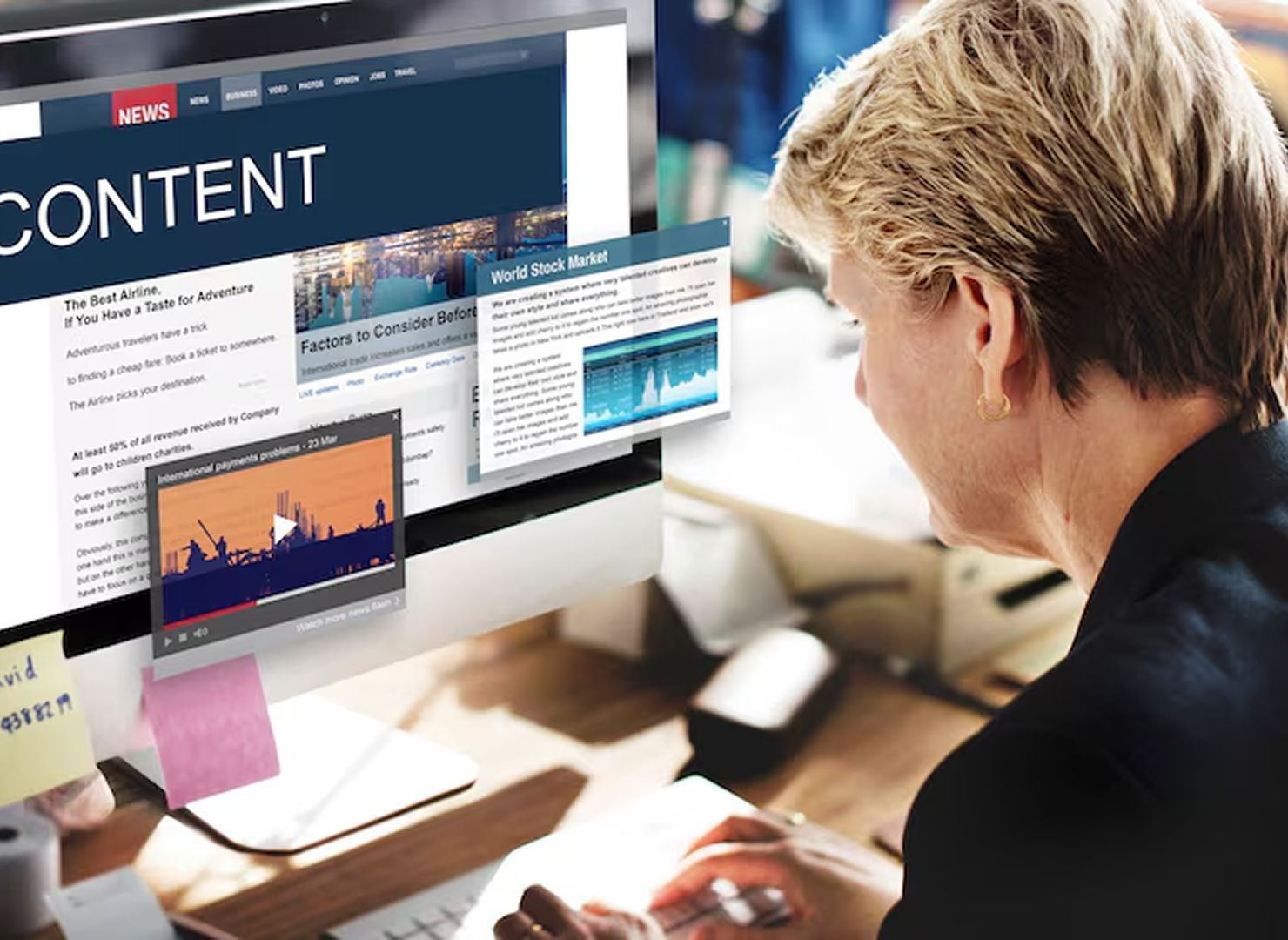 Responsive website displayed on desktop, laptop, tablet, and phone screens