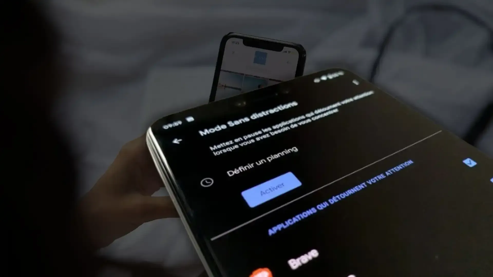 Mode sans distraction d'Android