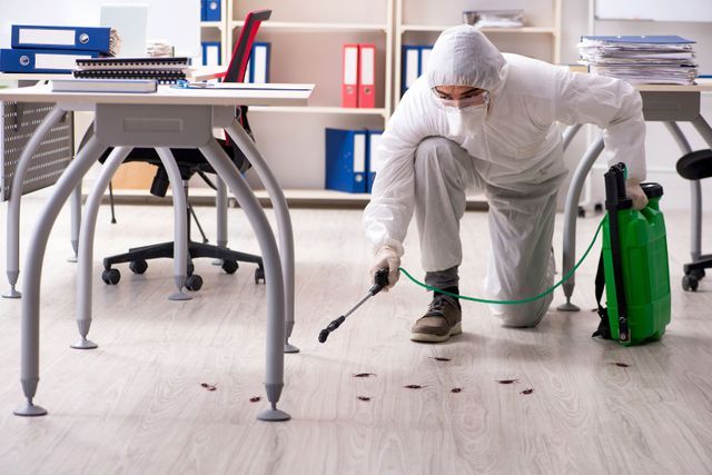 Sanificazione di un ufficio