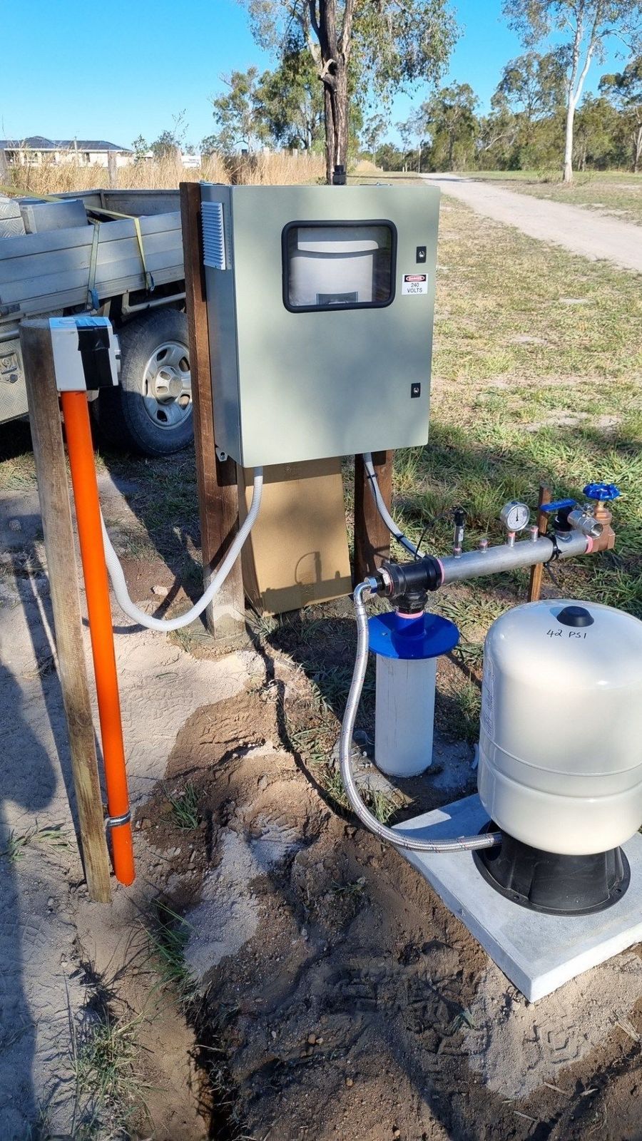 Outdoor Water System Components — Wilson's Drilling in South Kolan, QLD