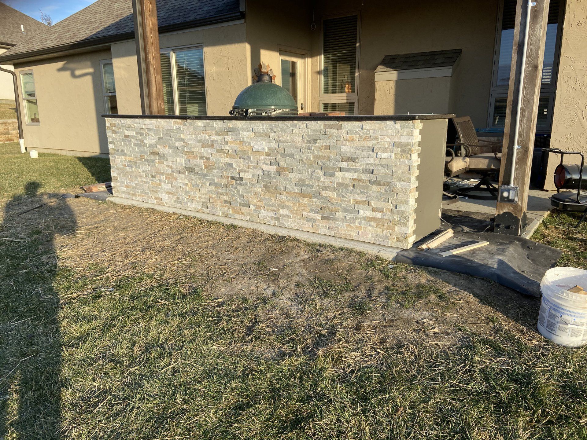 Enhance the Look of Your Favorite Outdoor Space With New Stonework by KV Construction.
