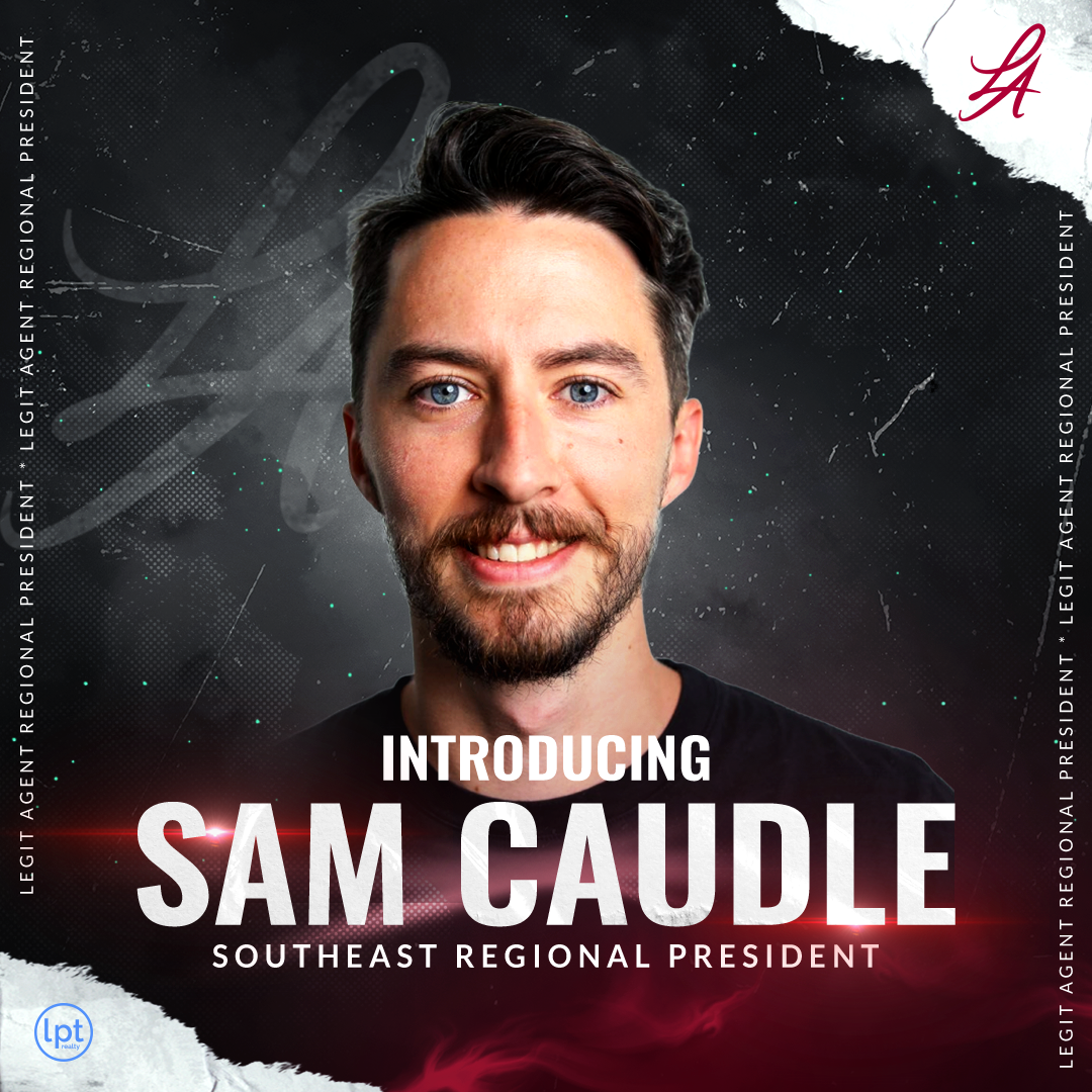 Portrait of Sam Caudle with text “Introducing Sam Caudle, Southeast Regional President”