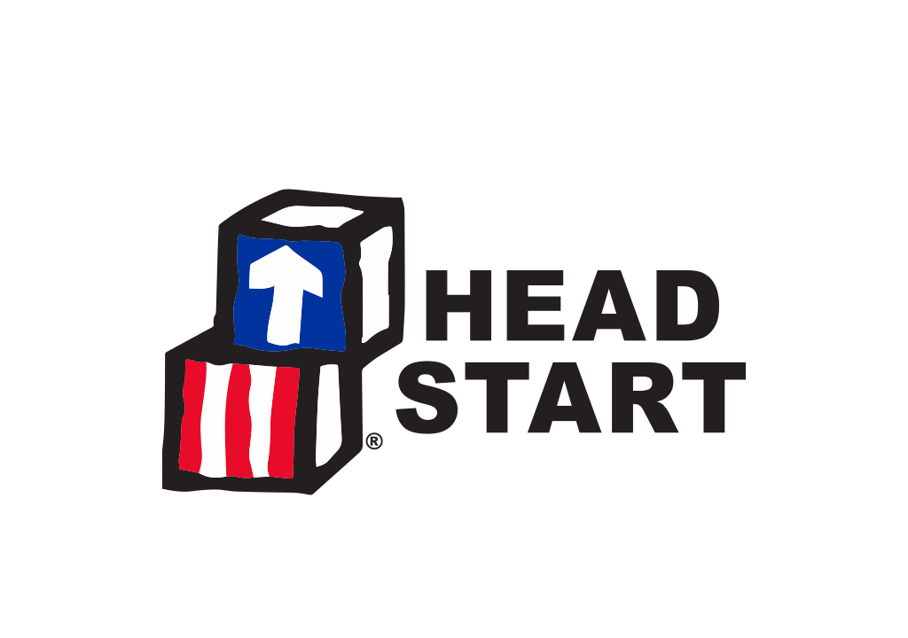 Head Start logo with stacked blocks and red, white, blue colors