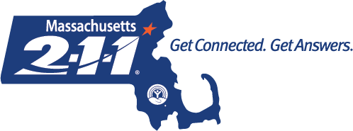 Click logo to visit Massachusetts 211 MA 211 Logo Get Connected. Get Answers.