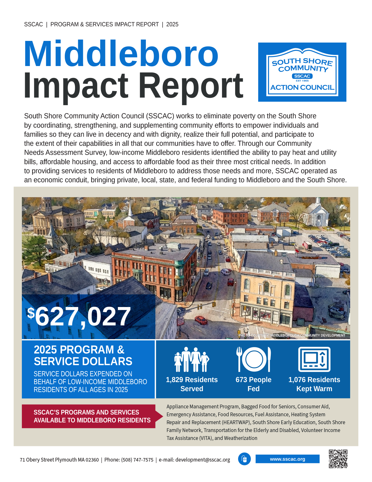 SSCAC Middleboro Town Impact Reports