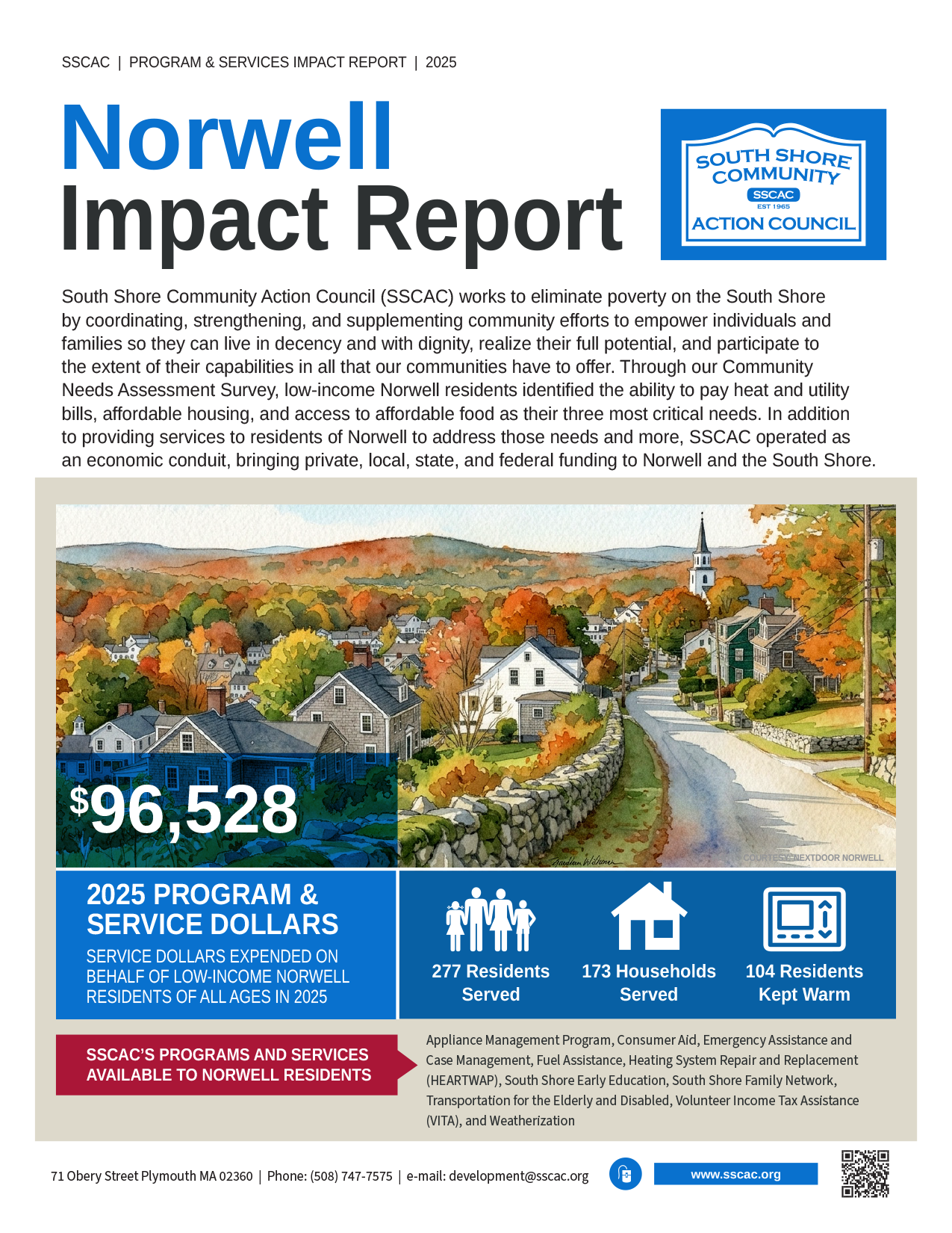 SSCAC Norwell Town Impact Reports