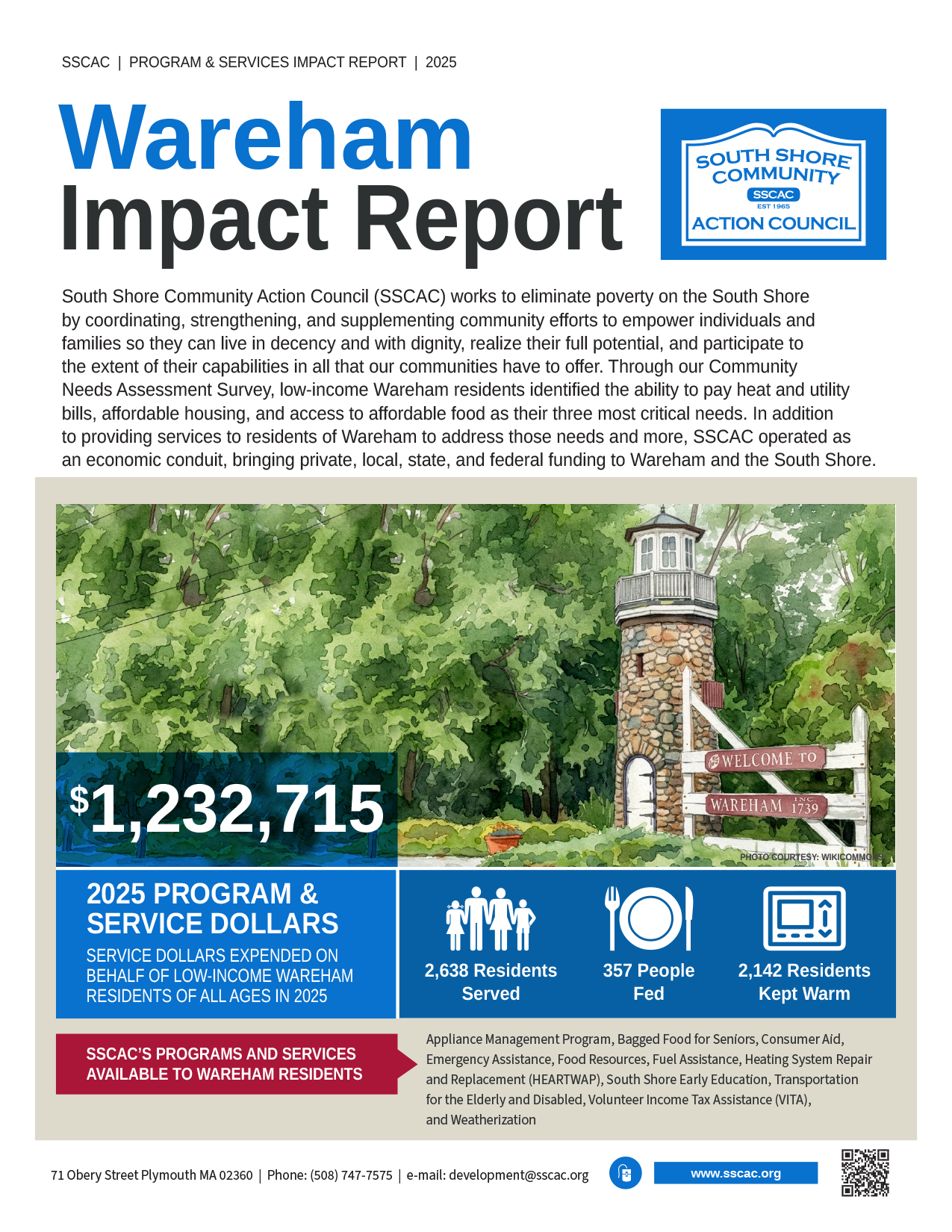 SSCAC Wareham Town Impact Reports