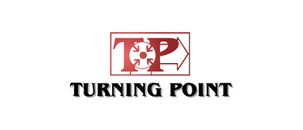 The red Turning Point logo features the letters