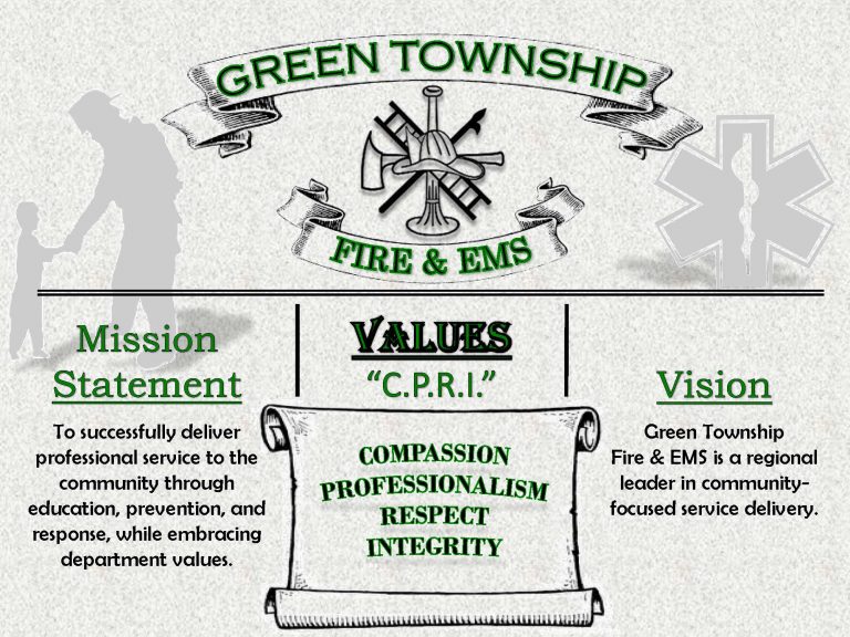 GREEN TOWNSHIP FIRE & EMS MISSION STATEMENT