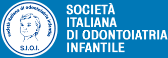 A blue and white logo for societa italiana di odontoiatria infantile