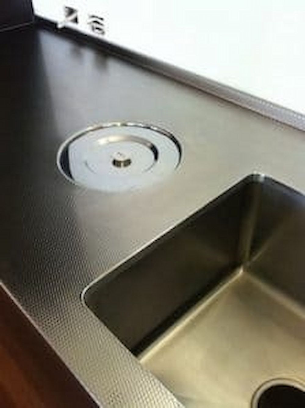 A Close Up of a Stainless Steel Sink on a Counter — Metaltrendz in Kunda Park, QLD