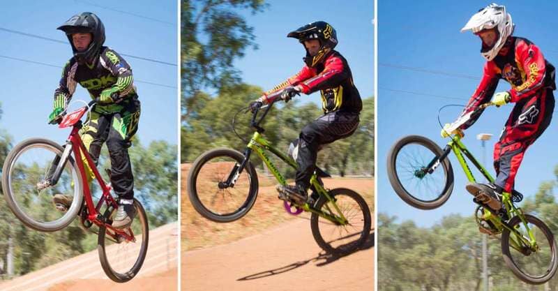Kids on BMX Bikes — Blatherskite Park in Alice Springs, NT