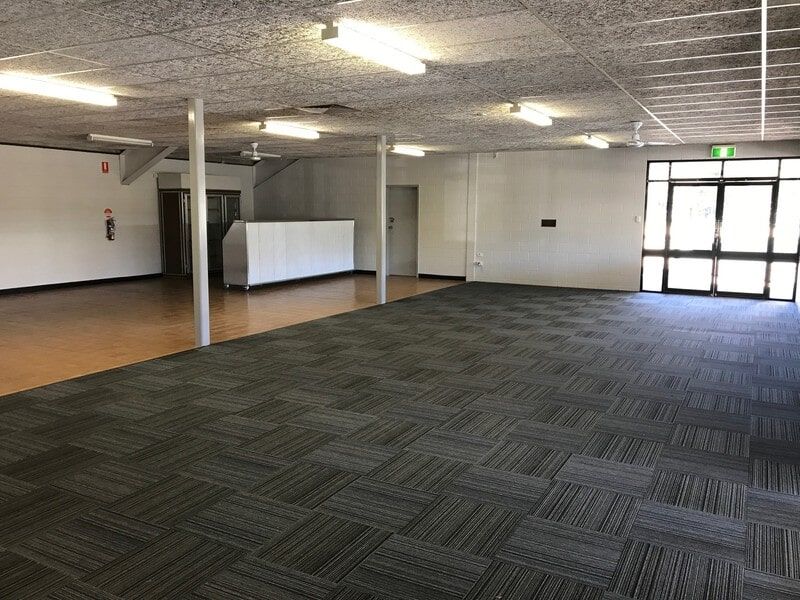 Gray Tiles And Inside The Building — Blatherskite Park in Alice Springs, NT