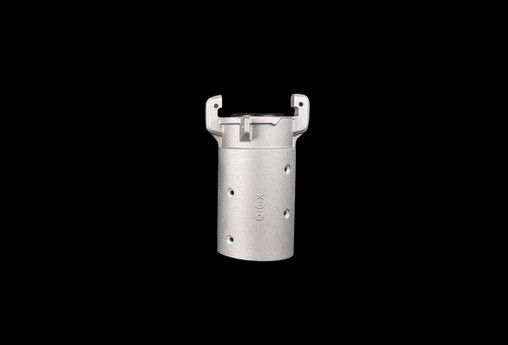 Q6X Blast Coupling (Full Port), 2″ Hose ID x 2-7/8″ Hose OD (1-3/4″ Gasket ID), (Aluminum)