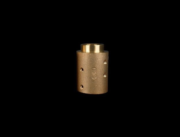 HE4 Nozzle Holder (Standard), 1-1/2″ Hose ID x 2-3/8″ Hose OD (1-1/4″ NPS), (Brass)