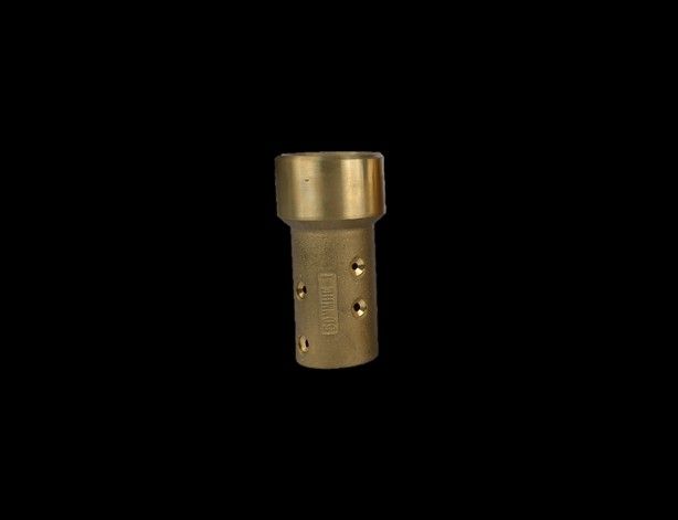 MHE1 Nozzle Holder, 3/4″ Hose ID x 1-1/2″ Hose OD (50mm Threads), (Brass)
