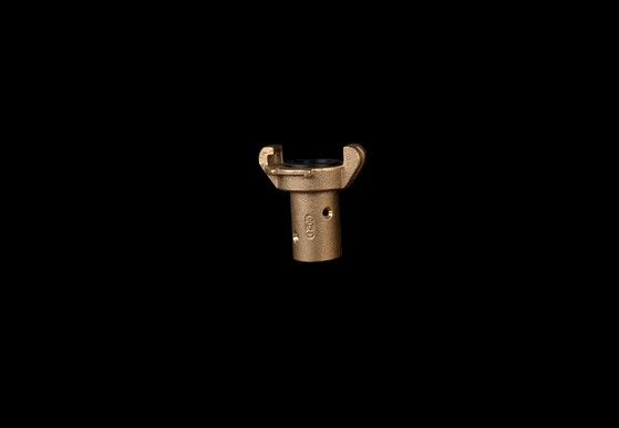 Q05 Blast Coupling (Standard), 1/2″ Hose ID x 1-3/16″ Hose OD (1-1/4″ Gasket ID), (Brass)