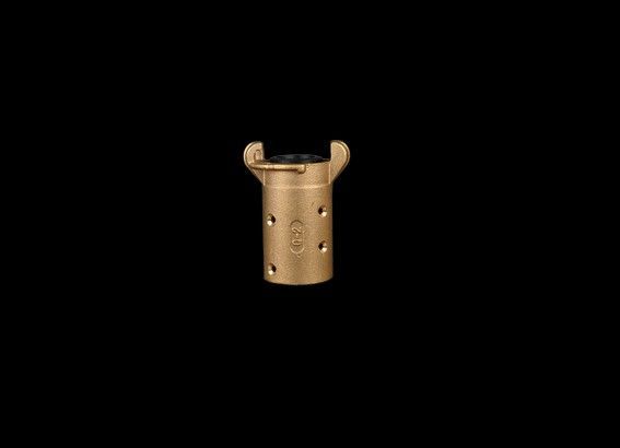 Q2 Blast Coupling (Standard), 1″ Hose ID x 1-7/8″ Hose OD (1-1/4″ Gasket ID), (Brass)