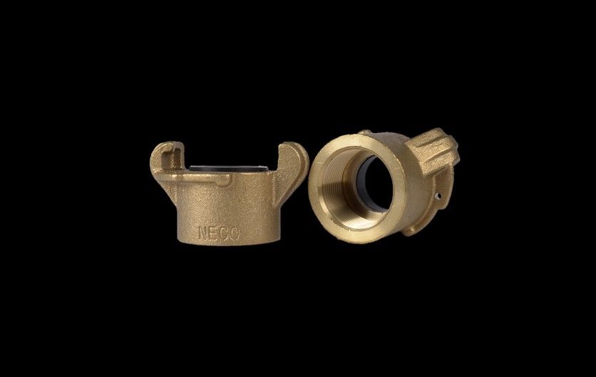 SB1 Threaded Coupling (Standard), 1-1/4″ NPT (1-1/4″ Gasket ID), (Brass)