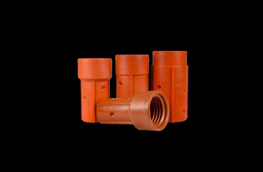 MHE1 Nozzle Holder, 3/4″ Hose ID x 1-1/2″ Hose OD (50mm Threads), (Nylon)