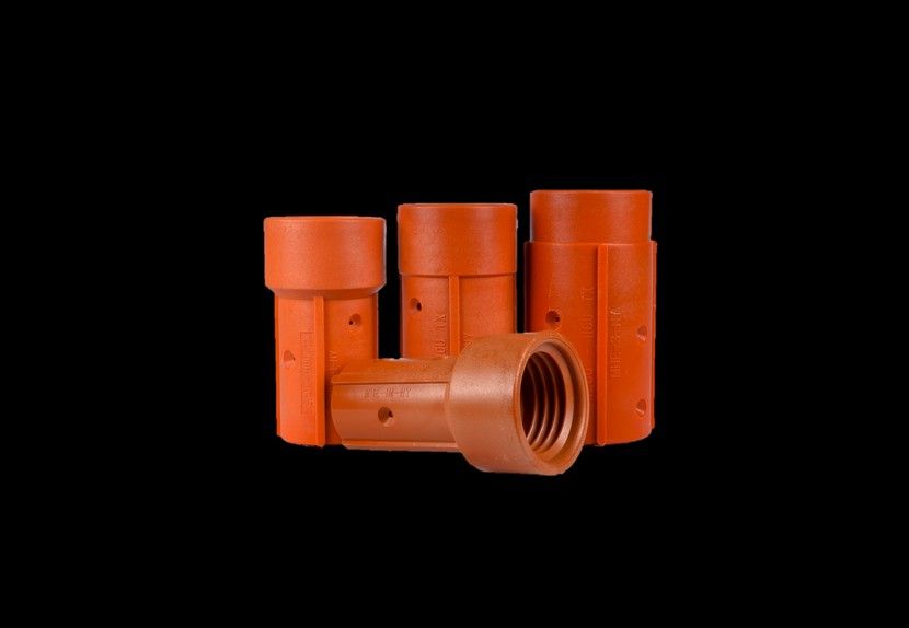 MHE3 Nozzle Holder, 1-1/4″ Hose ID x 2-5/32″ Hose OD (50mm Threads), (Nylon)