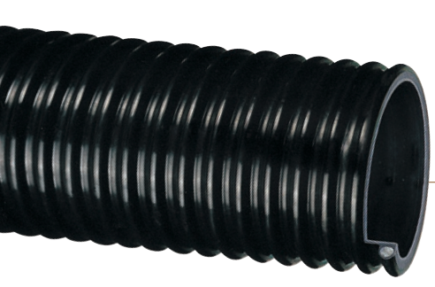 AMPH-BK dust collector, Heavy-Duty, Polyurethane Lined, Wet or Dry Material Handling Hose