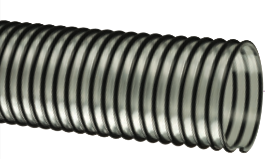 Lawn King™ LKC™ dust collector, Low Temperature, PVC, Ducting/Material Handling Hose