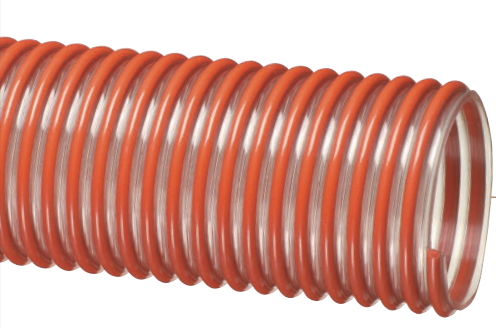 MULCH dust collector, Heavy-Duty, PVC, Material Handling Hose