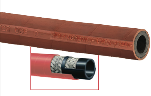 T343AH dust collector, 270 PSI Braided Refinery Steam Hose