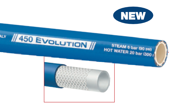T450LE dust collector, AGCLEAN Hot Water/Steam Washdown Hose with Fat Resistant Cover