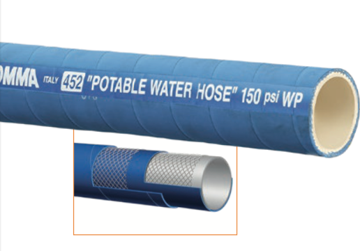 T452LE dust collector, 150 PSI Potable Water Hose* * HOSE IS NOT NSF APPROVED