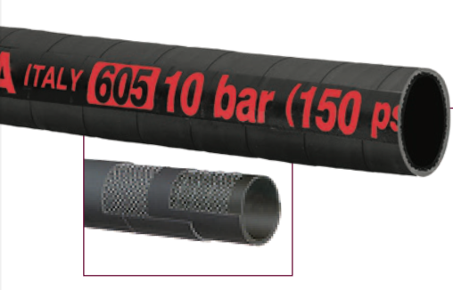 T605AA dust collector, 150 PSI Black Petroleum S & D Hose
