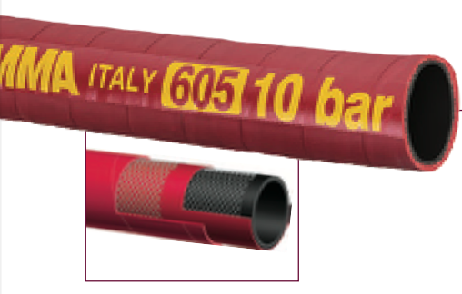 T605AH dust collector, 150 PSI Red Petroleum S & D Hose