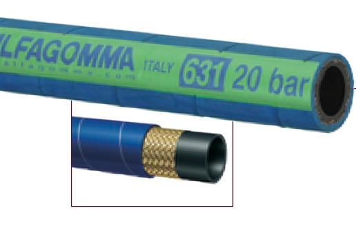 T631AE dust collector, 300 PSI Hydrocarbon Drain Hose