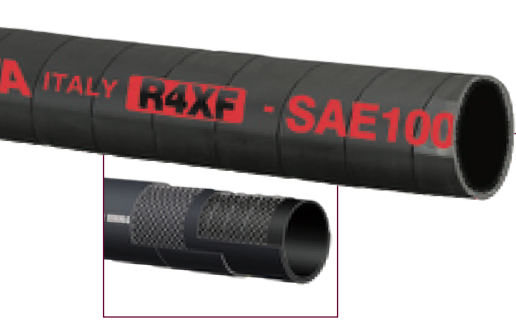 T634AA dust collector, Extra Flexible SAE 100R4 Oil Return Hose