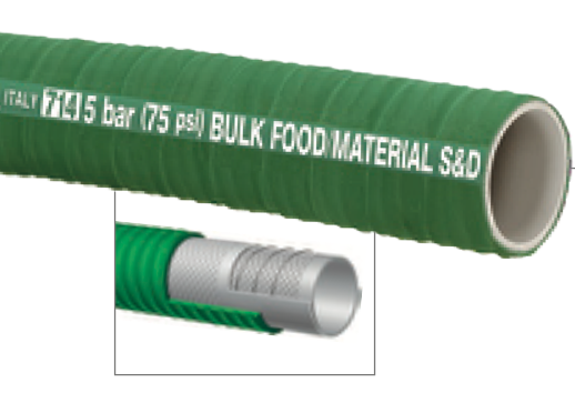 T714LG dust collector, Material Handling Hose FDA Grade