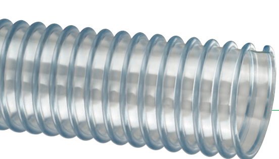 UVF dust collector, Food Grade, Polyurethane Ducting/Light Material Handling Hose