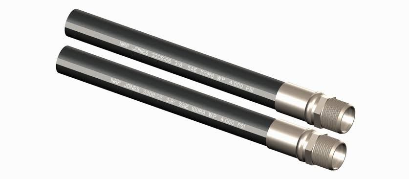 Two black metal rods with silver threaded ends on a white background
