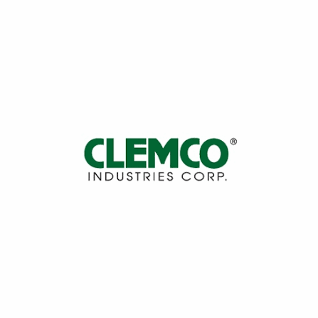 Clemco Industries Corp. logo in green and black on a white background