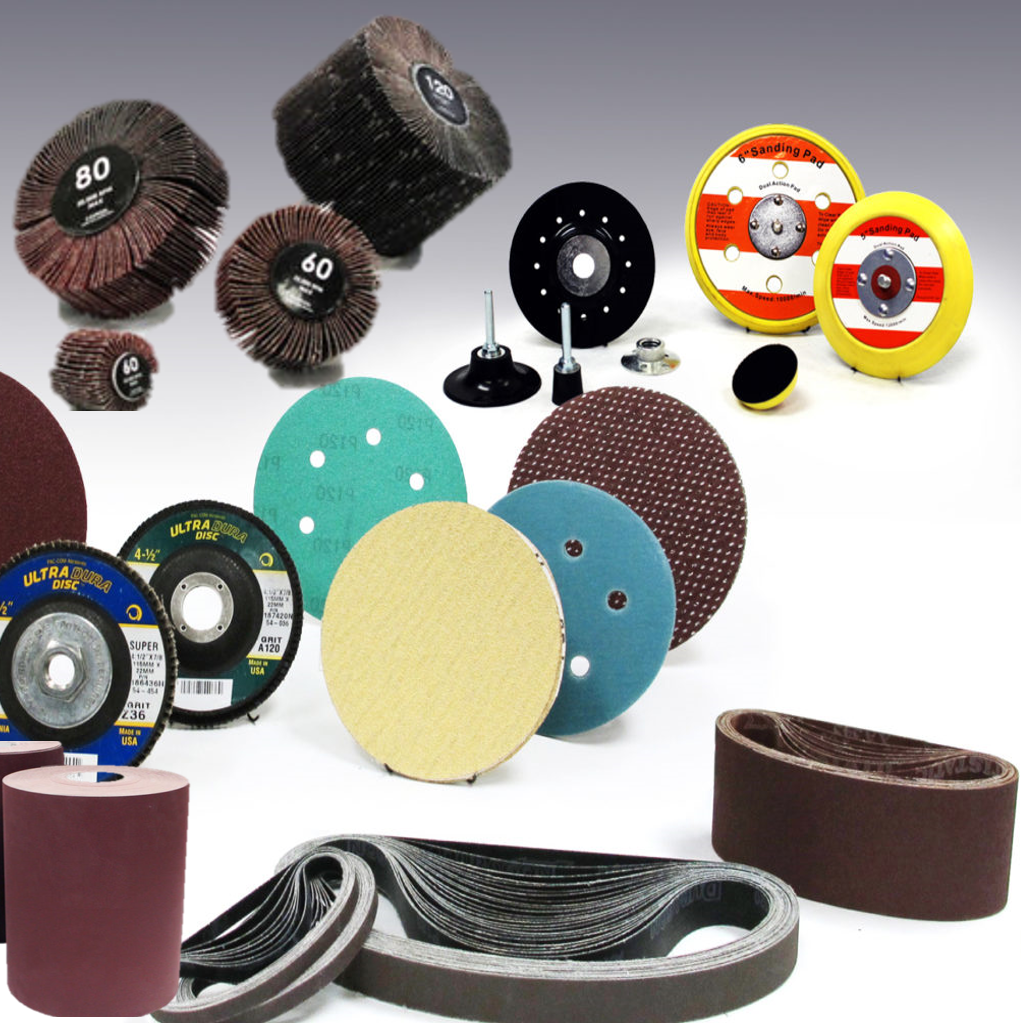 abrasive sanding belts and discs