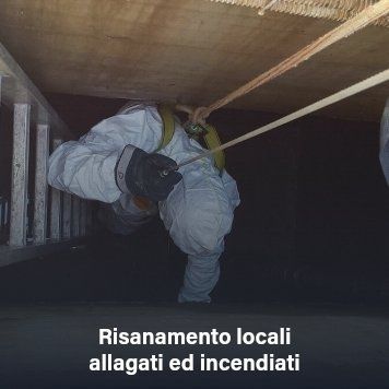 risanamento locali allagati ed incendiati