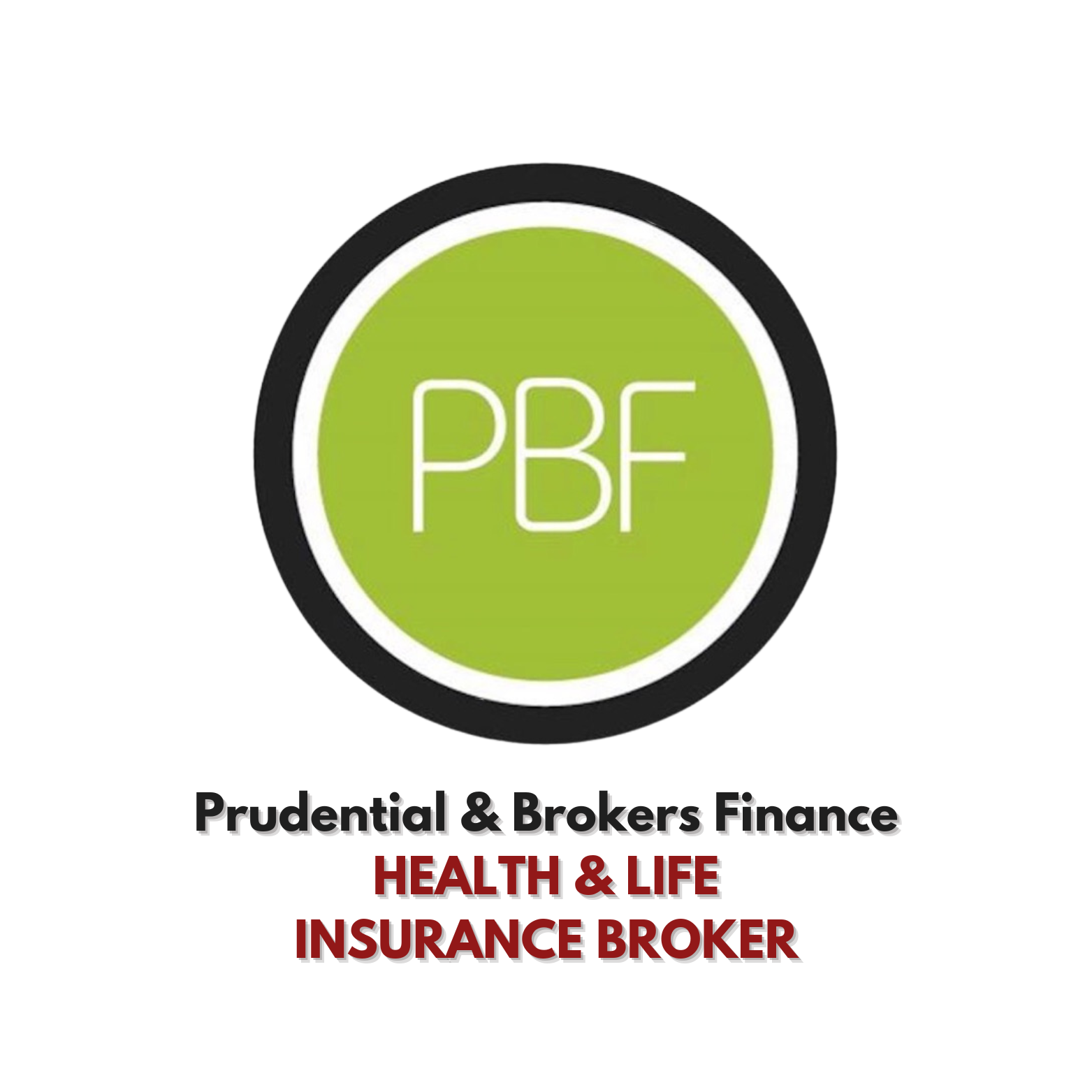 The logo for prudential & brokers finance health & life insurance broker