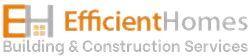 The logo for efficient homes building and construction services