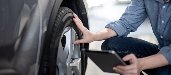 Checking a tire | TLS Motorworks