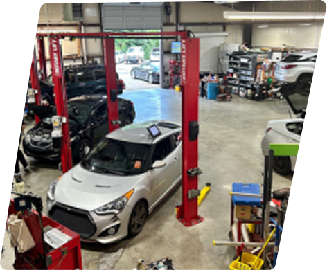 Inside of our garage in Chamblee, GA | TLS Motorworks